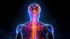 Neural pathways on body from beta endorphins and acupuncture